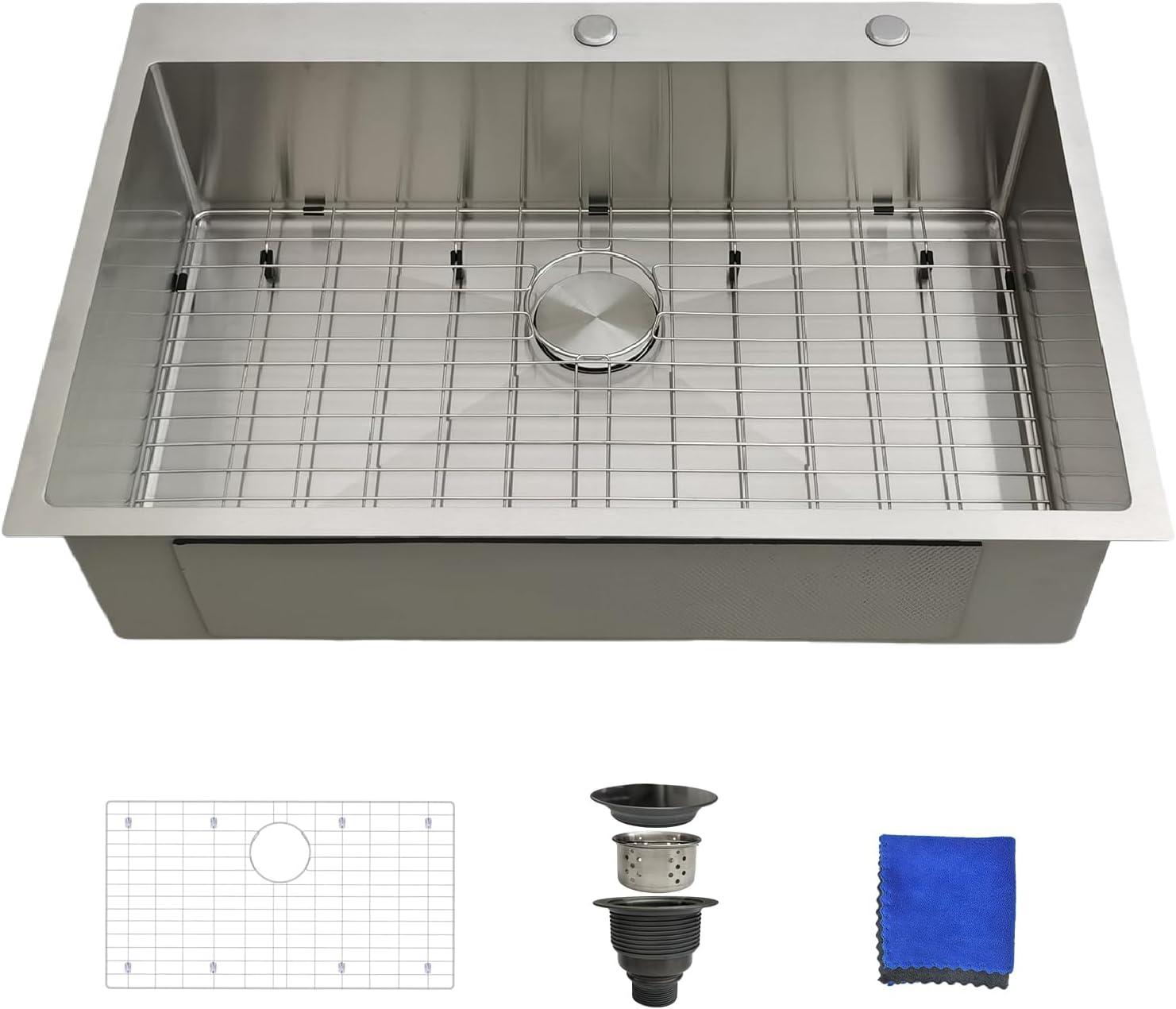 Delironexu Drop-In Sink vs., Trendy Kitchen Standalone, Deep Bowl, Tested Benefits