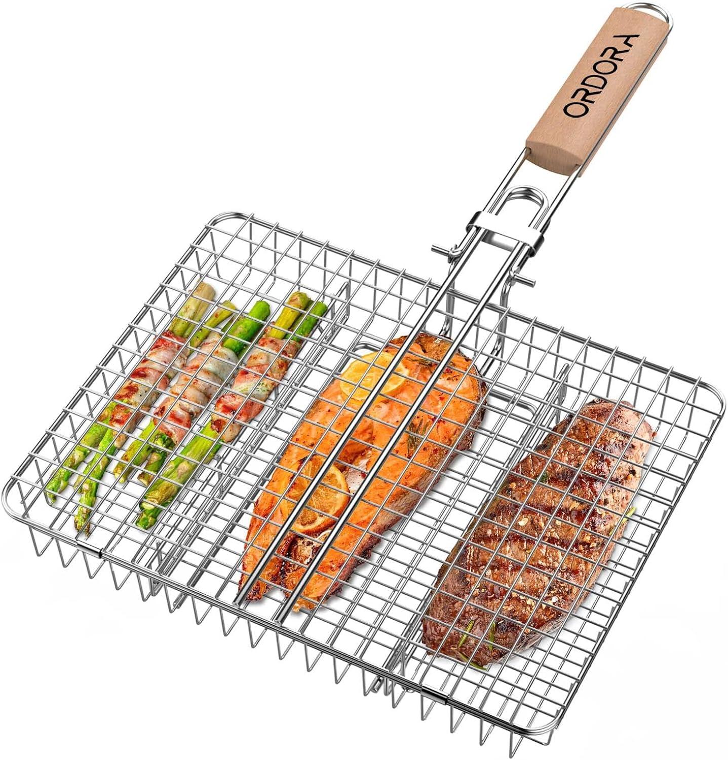 Tested рыб Grill Basket: Rustproof vs Steak Gift… Perfect BBQ Accessory!